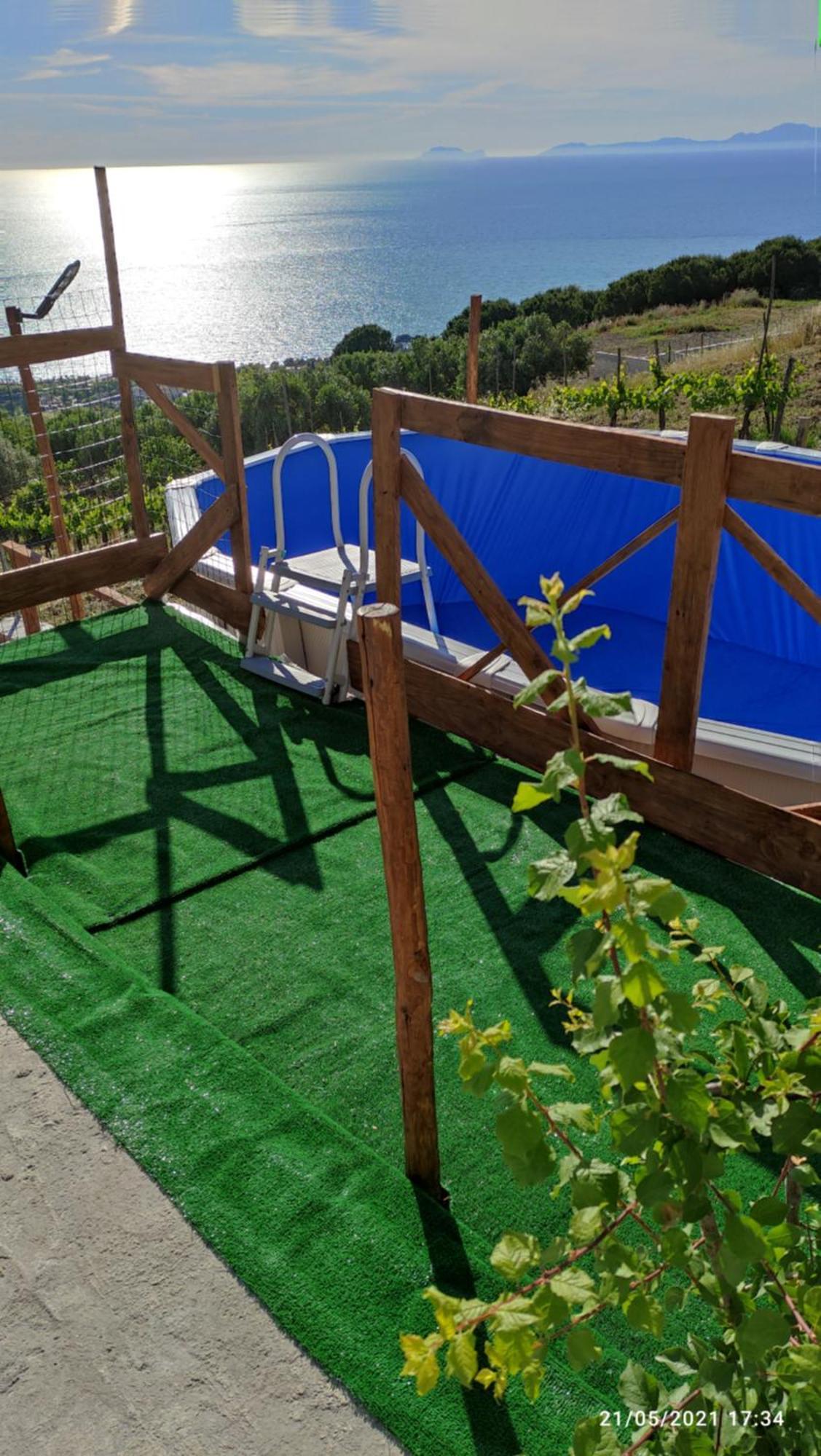 Una Terrazza Sul Mare Agropoli Dış mekan fotoğraf